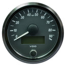 VDO SingleViu 80mm (3-1/8") Speedometer - 90MPH [A2C3832900030] - Mealey Marine
