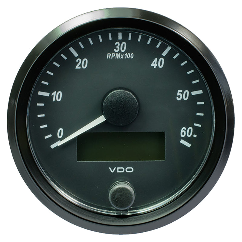 VDO SingleViu 80mm (3-1/8") Tachometer - 6,000 RPM [A2C3833010030] - Mealey Marine