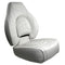 Springfield Fish Pro High Back Folding Seat - White [1041606-1] - Mealey Marine