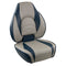 Springfield Fish Pro High Back Folding Seat - Blue/Grey [1041631-1] - Mealey Marine