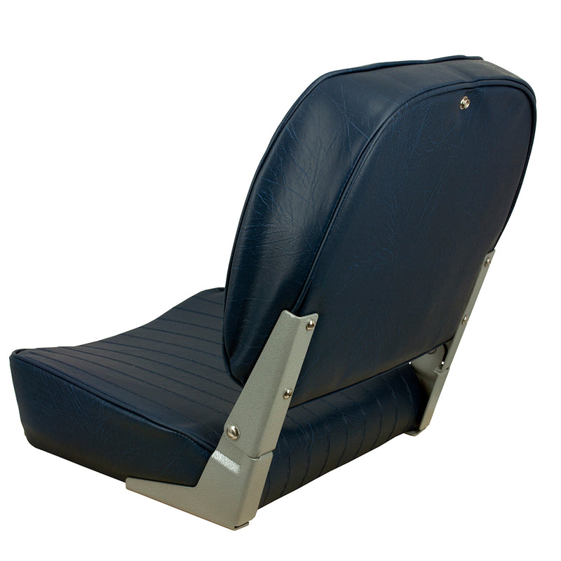 Springfield Economy Folding Seat - Blue [1040621] - Mealey Marine