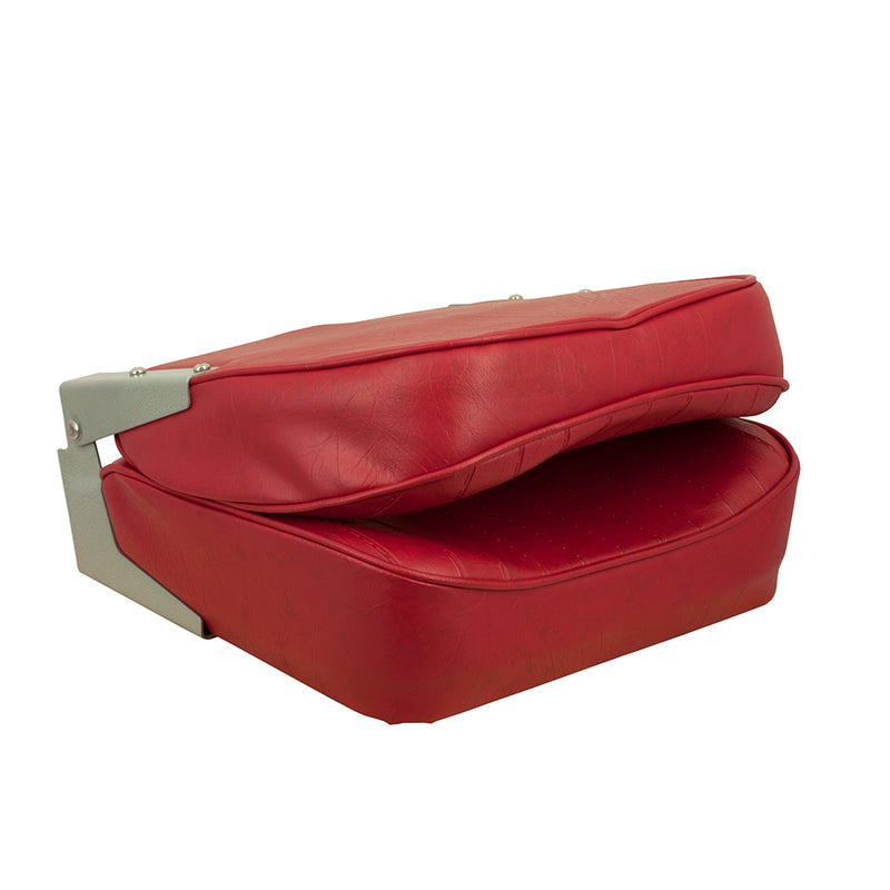 Springfield Economy Folding Seat - Red [1040625] - Mealey Marine