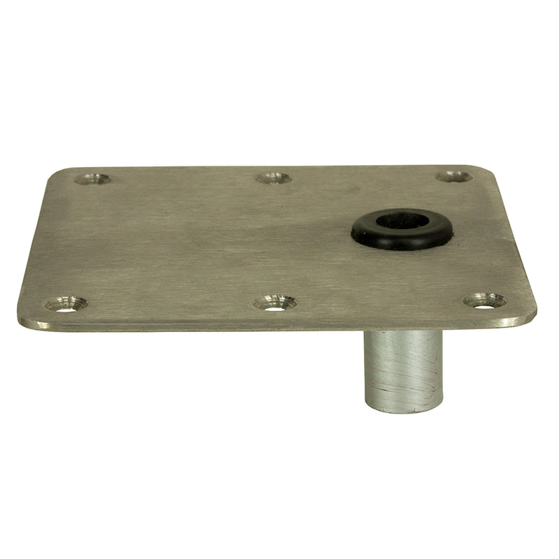 Springfield KingPin 7" x 7" Offset - Stainless Steel - Square Base [1620003] - Mealey Marine