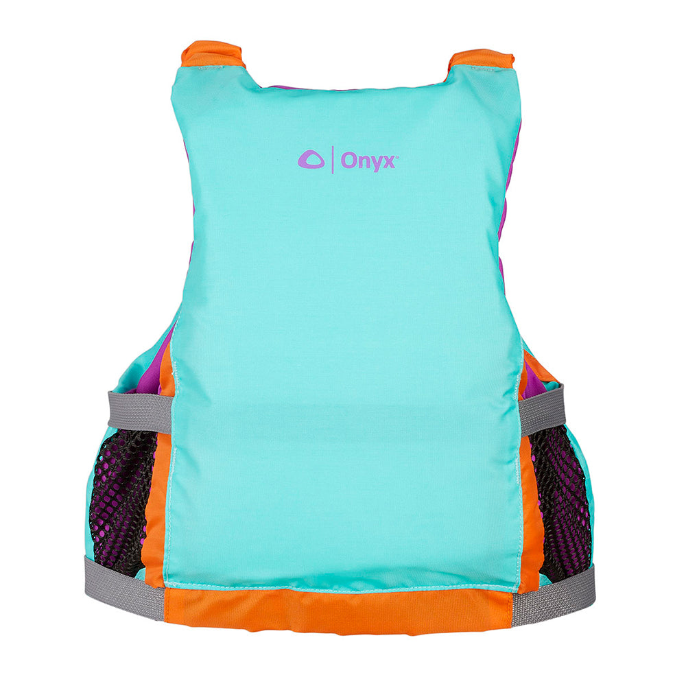 Onyx Youth Universal Paddle Vest - Aqua [121900-505-002-21] - Mealey Marine