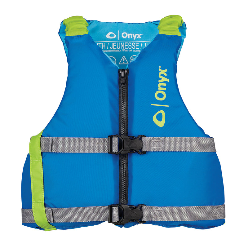 Onyx Youth Universal Paddle Vest - Blue [121900-500-002-21] - Mealey Marine