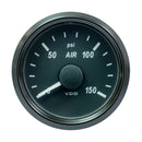 VDO SingleViu 52mm (2-1/16") Air Pressure Gauge - 150 PSI - 0-180 Ohm [A2C3833440030] - Mealey Marine