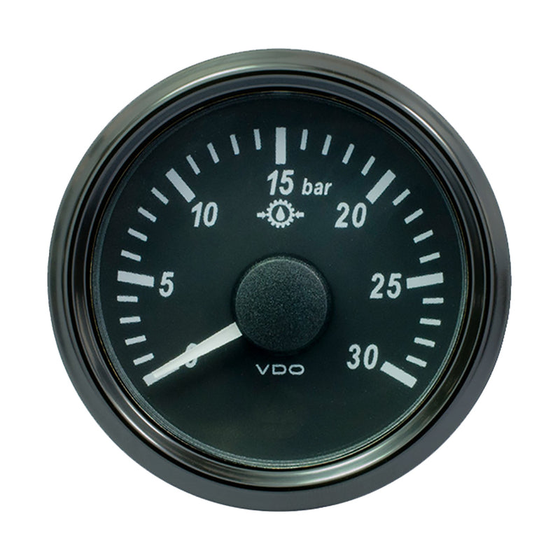 VDO SingleViu 52mm (2-1/16") Brake Pressure Gauge - 30 Bar - 0-4.5V [A2C3832720030] - Mealey Marine