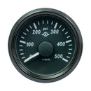 VDO SingleViu 52mm (2-1/16") Gear Pressure Gauge - 500 PSI - 0-4.5V [A2C3832740030] - Mealey Marine