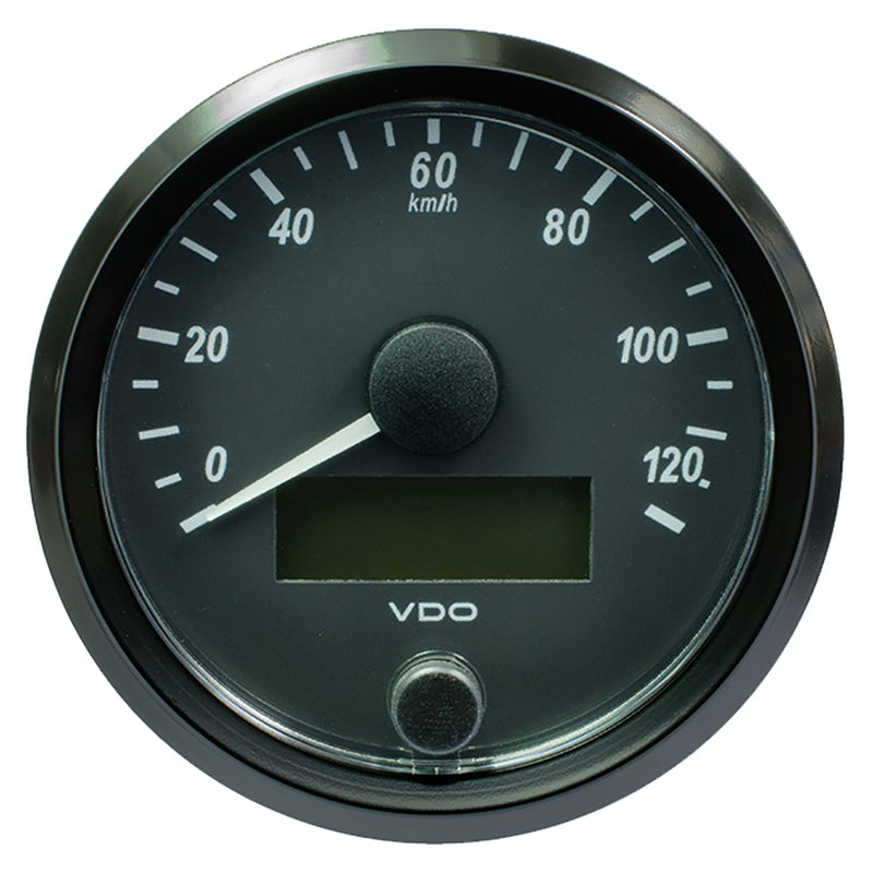 VDO SingleViu 80mm (3-1/8") Speedometer - 120 KM/H [A2C3832910030] - Mealey Marine