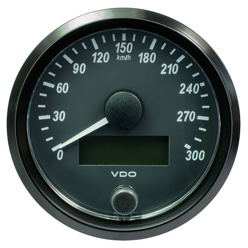 VDO SingleViu 80mm (3-1/8") Speedometer - 300 KM/H [A2C3832950030] - Mealey Marine