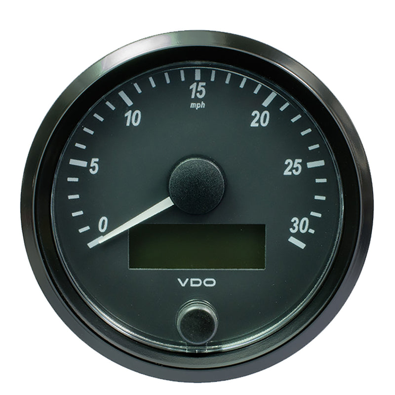 VDO SingleViu 80mm (3-1/8") Speedometer - 30 MPH [A2C3832880030] - Mealey Marine