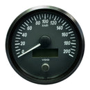 VDO SingleViu 100mm (4") Speedometer - 200 KM/H [A2C3832840030] - Mealey Marine