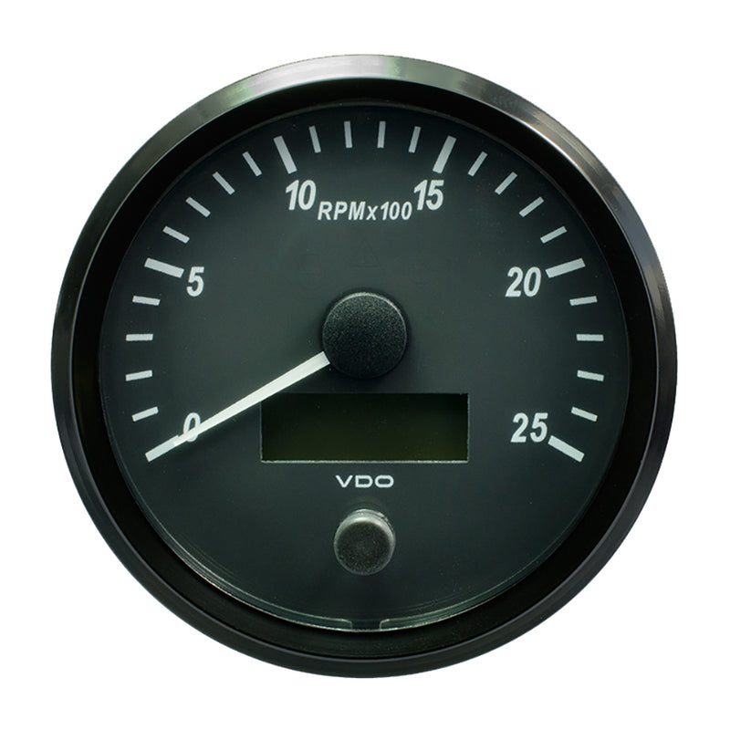 VDO SingleViu 100mm (4") Tachometer - 2500 RPM [A2C3832820030] - Mealey Marine