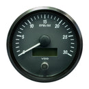 VDO SingleViu 100mm (4") Tachometer - 3000 RPM [A2C3832810030] - Mealey Marine