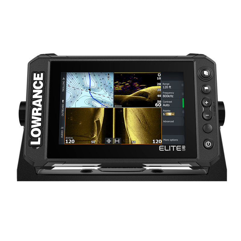 Lowrance Elite FS 7 Chartplotter/Fishfinder with HDI Transom Mount Transducer [000-15696-001] - Mealey Marine