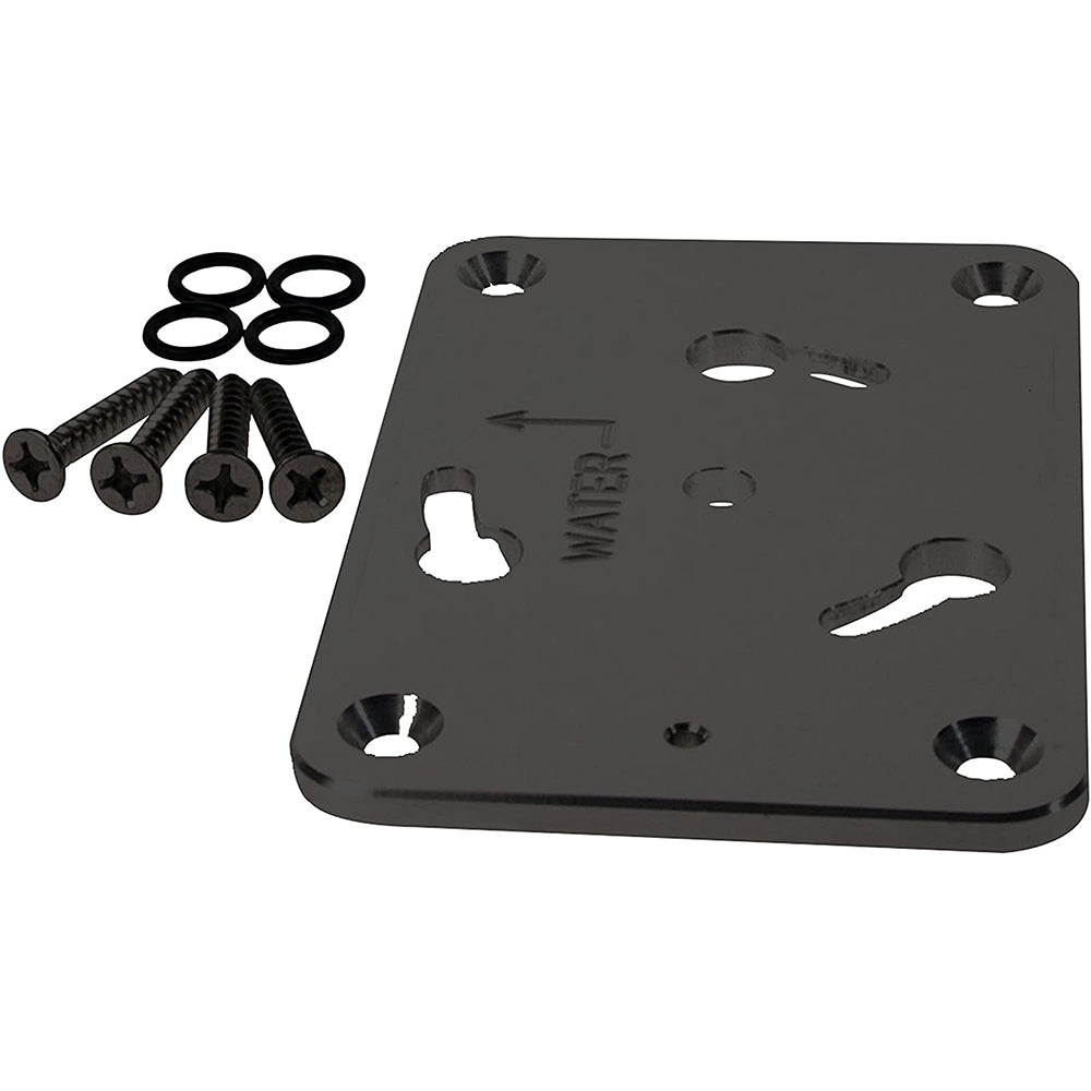Panther Spare Bow Mount Base Kit - Black - Powder Coat [KPBQCKB] - Mealey Marine