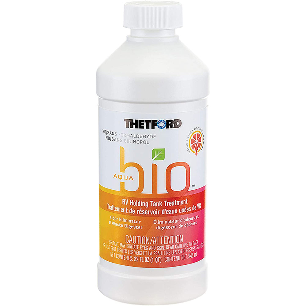 Thetford AquaBio RV Holding Tank Treatment - Citrus Twist Scent - Formaldehyde Free - 32oz [96607] - Mealey Marine
