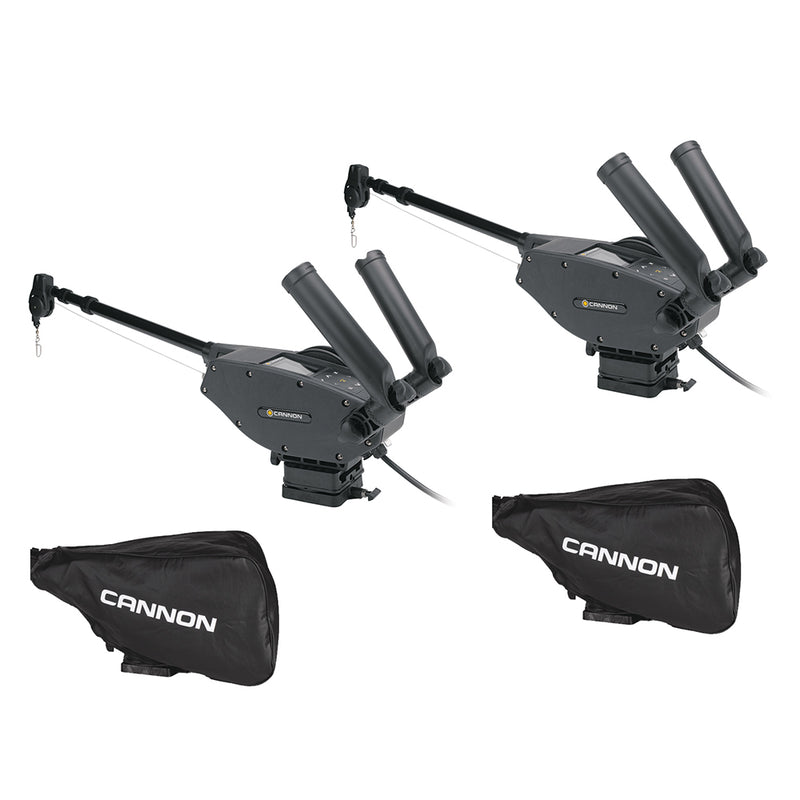 Cannon Optimum 10 BT Electric Downrigger 2-Pack w/Black Covers [1902335X2/COVERS] - Mealey Marine