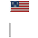 Mate Series Flag Pole - 36" w/USA Flag [FP36USA] - Mealey Marine