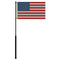 Mate Series Flag Pole - 36" w/USA Flag [FP36USA] - Mealey Marine