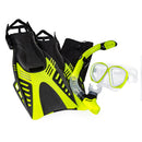 Aqua Leisure Dyna Adult 5-Piece Dive Set - Adult Size M/L Mens 4.5-8.5/Ladies 5.5-9.5 [DPX18230S3M] - Mealey Marine