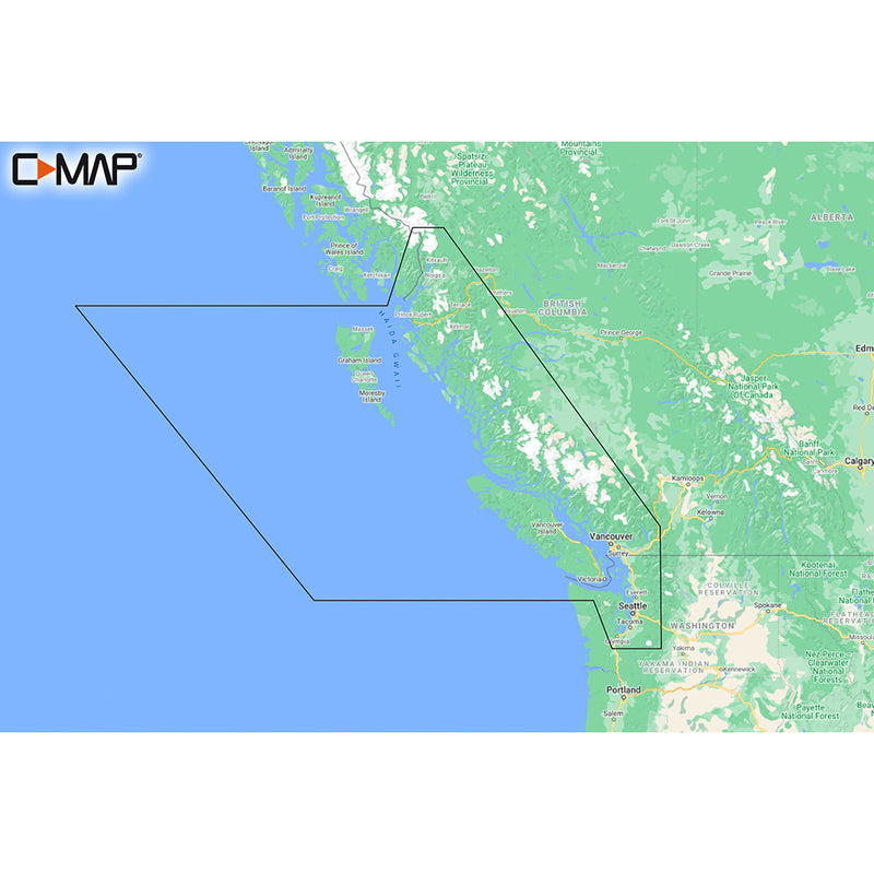 C-MAP M-NA-Y207-MS Columbia  Puget Sound REVEAL Coastal Chart [M-NA-Y207-MS] - Mealey Marine