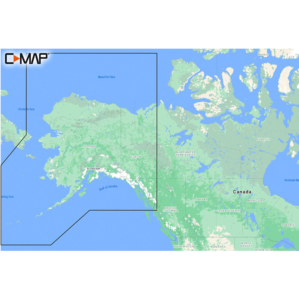 C-MAP M-NA-Y208-MS Alaska REVEAL Coastal Chart [M-NA-Y208-MS] - Mealey Marine