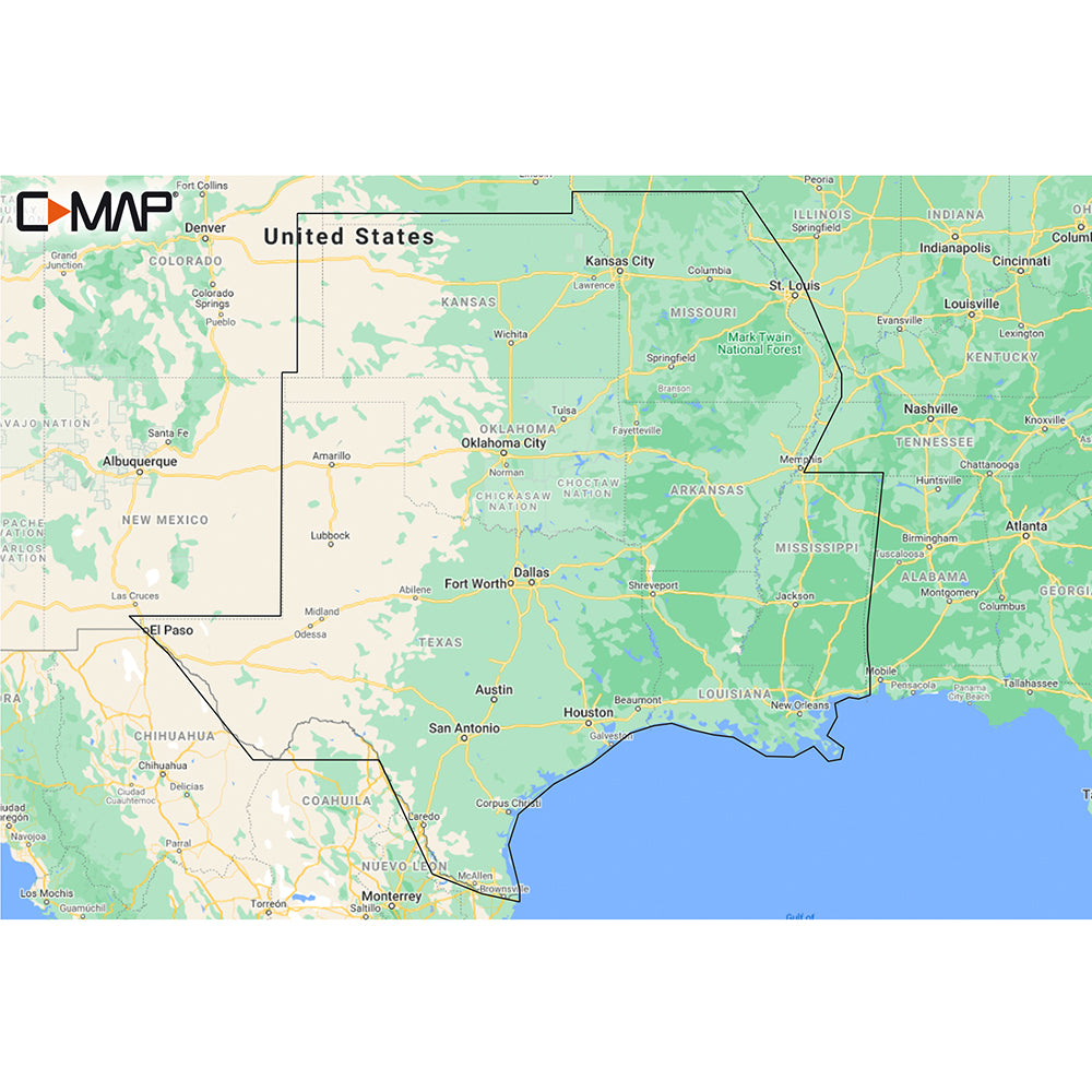 C-MAP M-NA-Y215-MS US Lakes South Central REVEAL Inland Chart [M-NA-Y215-MS] - Mealey Marine