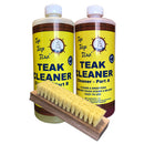 Tip Top Teak Cleaner Kit Part A  Part B w/Brush [TK860] - Mealey Marine