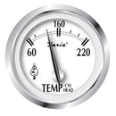 Faria Newport SS 2" Cylinder Head Temperature Gauge w/Sender - 60 to 220 F [25011] - Mealey Marine