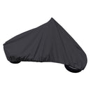 Carver Sun-Dura Motorcycle Cruiser w/No/Low Windshield Cover - Black [9000S-02] - Mealey Marine