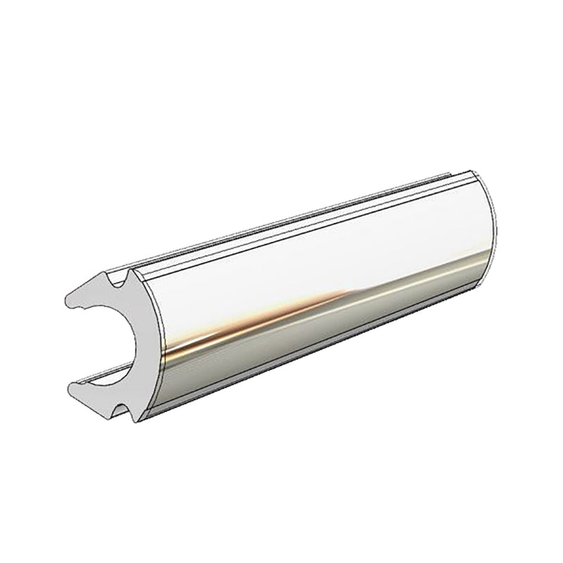 TACO Rub Rail Insert - Flexible Chrome - 80 [V12-0307CP80] - Mealey Marine