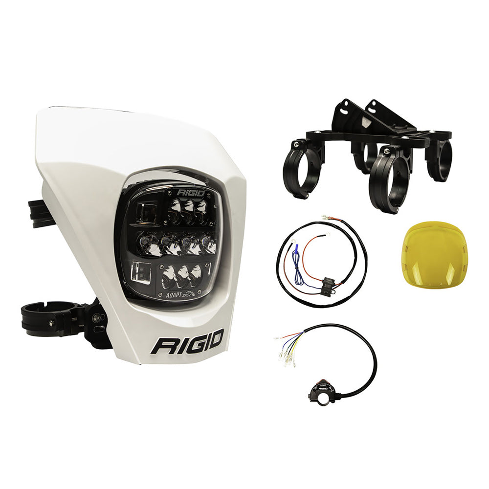 RIGID Industries Adapt XE Extreme Enduro LED Moto Kit - White [300417] - Mealey Marine
