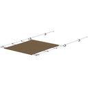 SureShade PTX Power Shade - 57" Wide - Stainless Steel - Toast [2021026262] - Mealey Marine