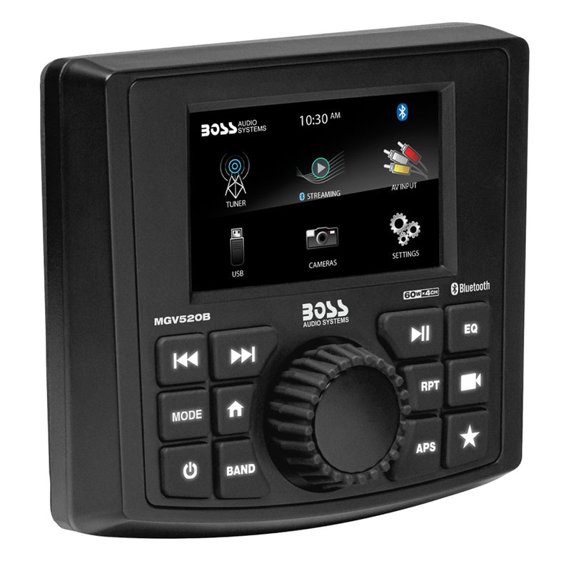 Boss Audio Marine Gauge Receiver - AM/FM/BT/USB/Rear Camera [MGV520B] - Mealey Marine