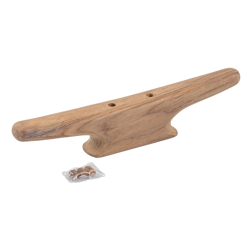 Whitecap 12" Cleat - Teak [60406] - Mealey Marine