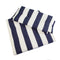 Whitecap Directors Chair II Replacement Seat Cushion Set - Navy  White Stripes [87240] - Mealey Marine