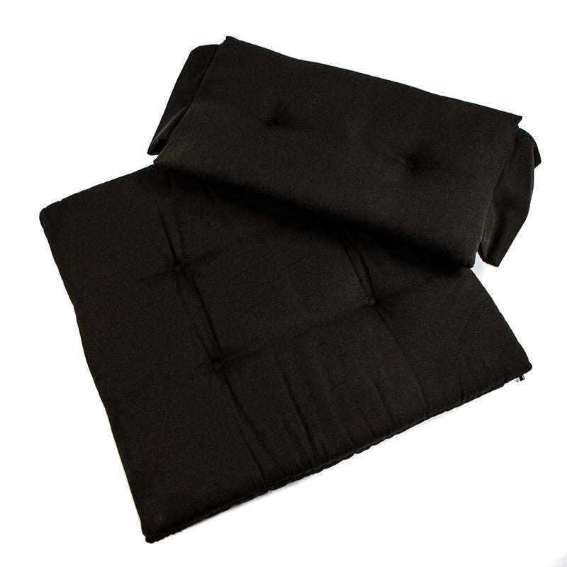 Whitecap Directors Chair II Replacement Seat Cushion Set - Black [87241] - Mealey Marine