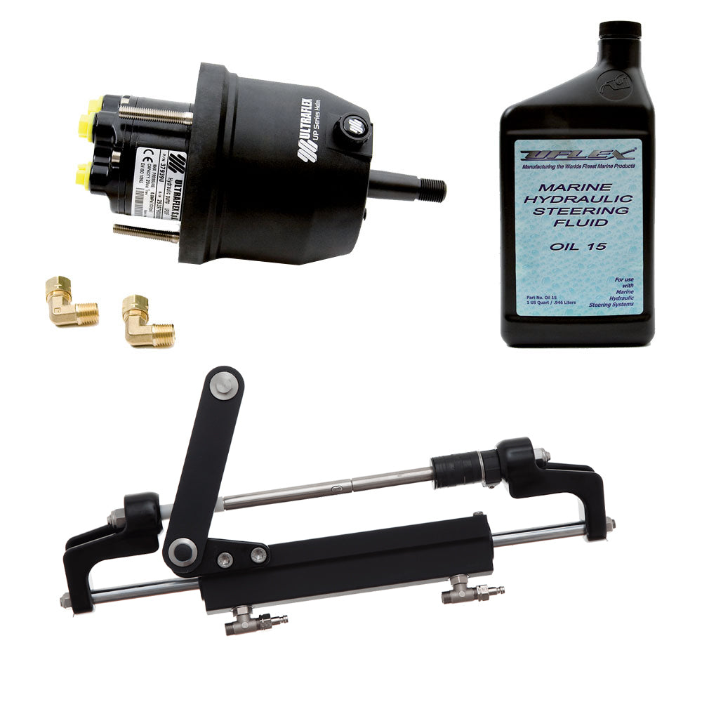 Uflex HYCO 1.1 Front Mount OB System up to 175HP - Includes UP20 FM Helm, 2qts of Oil, UC95-OBF Cylinder [HYCO 1.1] - Mealey Marine