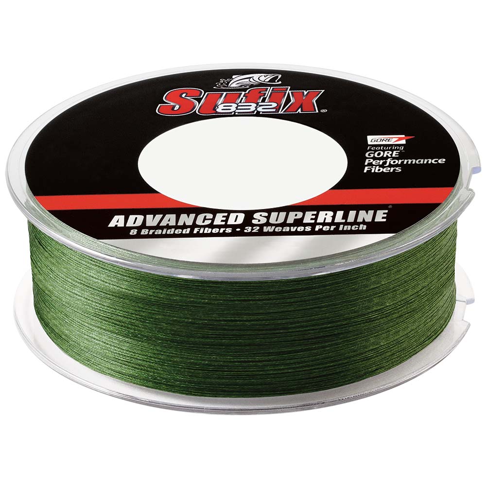 Sufix 832 Advanced Superline Braid - 20lb - Low-Vis Green - 600 yds [660-220G] - Mealey Marine