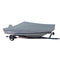 Carver Sun-DURA Styled-to-Fit Boat Cover f/17.5 V-Hull Center Console Fishing Boat - Grey [70017S-11] - Mealey Marine