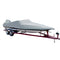Carver Poly-Flex II Styled-to-Fit Boat Cover f/16.5 Ski Boats with Low Profile Windshield - Grey [74016F-10] - Mealey Marine