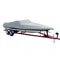Carver Poly-Flex II Styled-to-Fit Boat Cover f/18.5 Sterndrive Ski Boats with Low Profile Windshield - Grey [74118F-10] - Mealey Marine