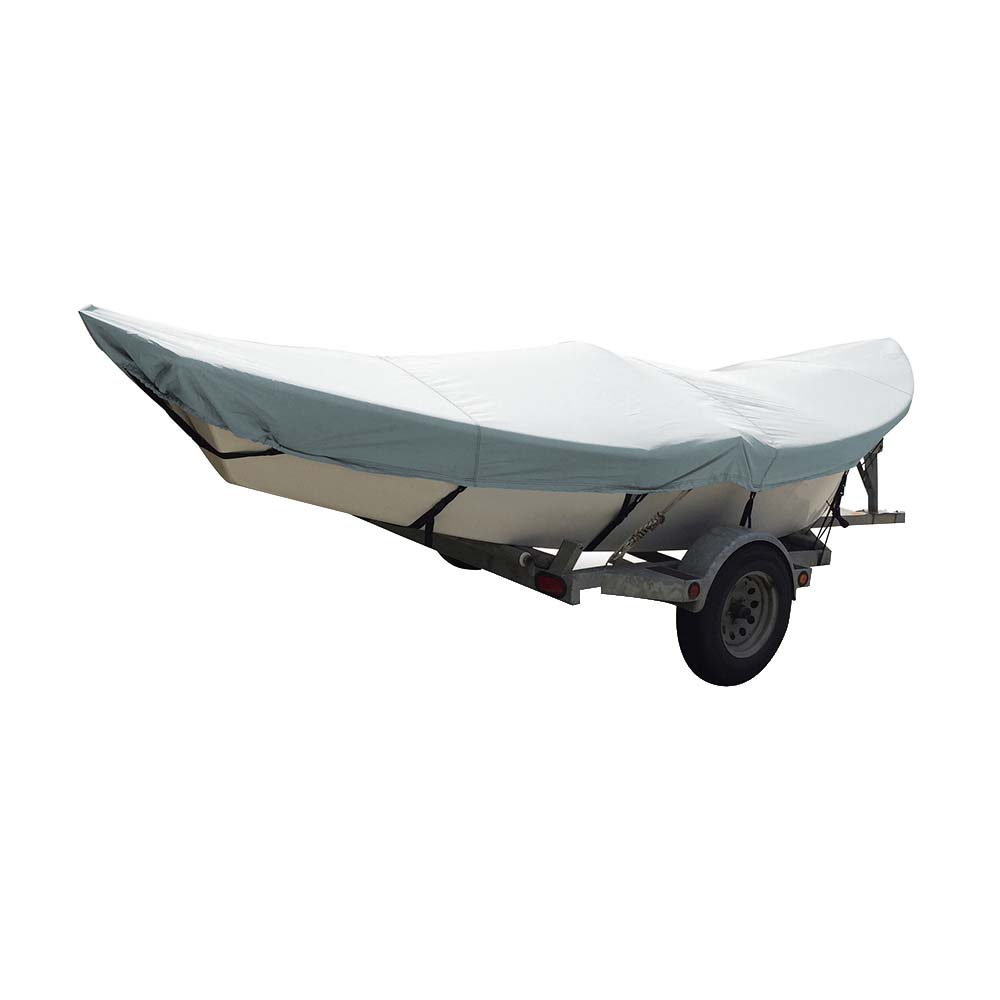 Carver Poly-Flex II Styled-to-Fit Boat Cover f/16 Drift Boats - Grey [74300F-10] - Mealey Marine