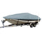 Carver Sun-DURA Styled-to-Fit Boat Cover f/19.5 Sterndrive Deck Boats w/Low Rails - Grey [75119S-11] - Mealey Marine