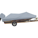 Carver Sun-DURA Styled-to-Fit Boat Cover f/16.5 Wide Style Bass Boats - Grey [77216S-11] - Mealey Marine