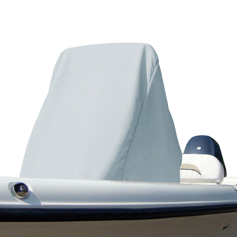 Carver Poly-Flex II Medium Center Console Universal Cover - 45"D x 36"W x 46"H - Grey [53013] - Mealey Marine