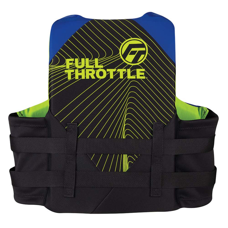 Full Throttle Adult Rapid-Dry Life Jacket - L/XL - Blue/Black [142100-500-050-22] - Mealey Marine
