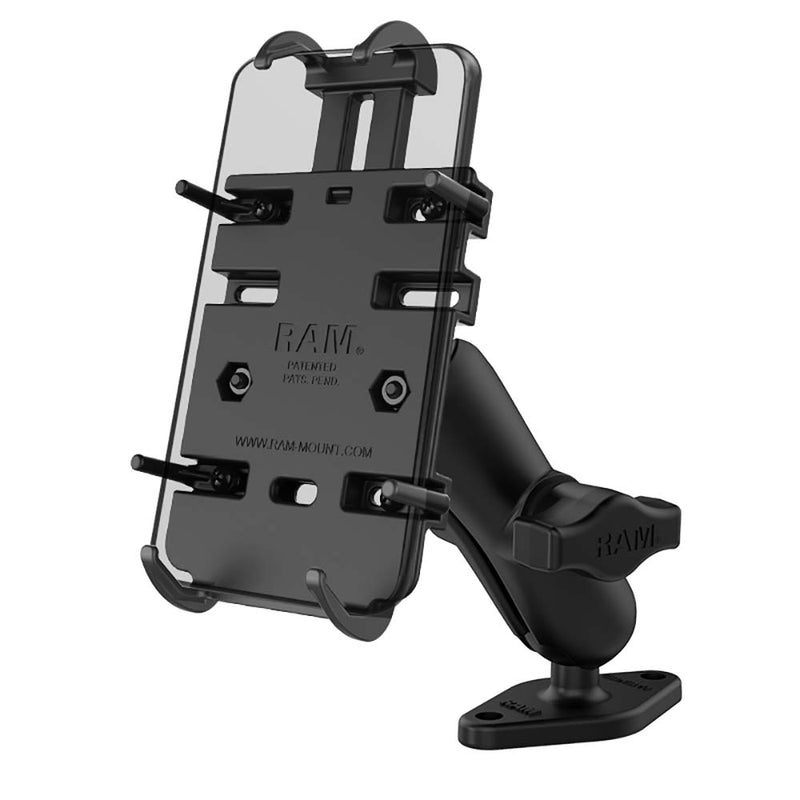 RAM Mount RAM Quick-Grip Phone Mount w/Diamond Base [RAM-B-102-PD3U] - Mealey Marine