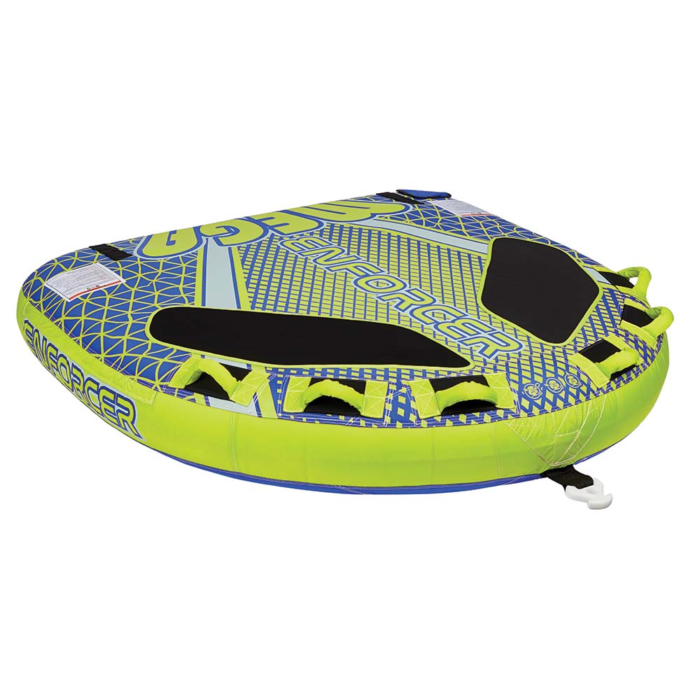 Full Throttle Mega Enforcer Towable Tube - 3 Rider - Yellow [302200-300-003-21] - Mealey Marine